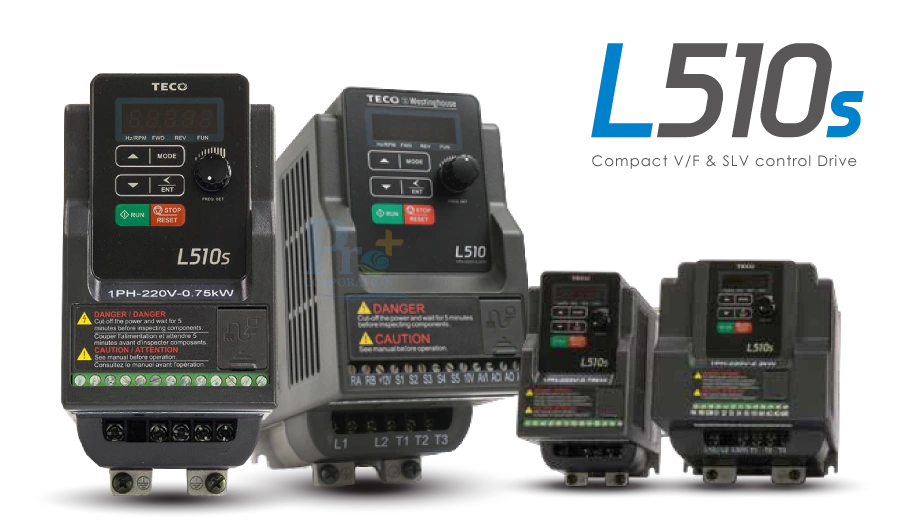 TECO Inverter L510s Compact VF SLV Control Drive