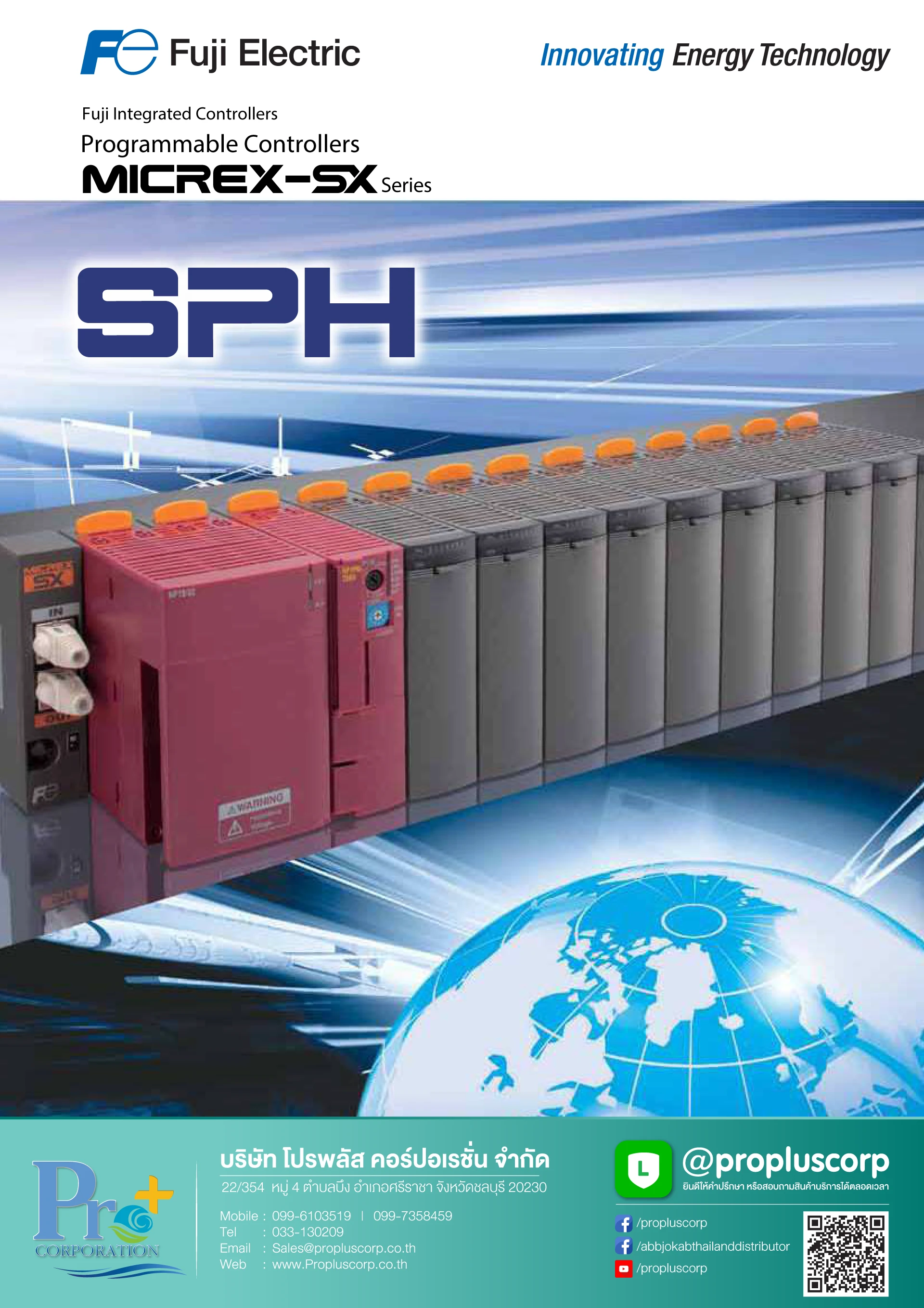 Fuji Electric PLC SPH Micrex SX Series Catalog 2023