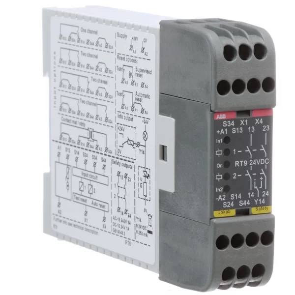 2TLA010029R0000 ABB RT9 24DC Safety relay