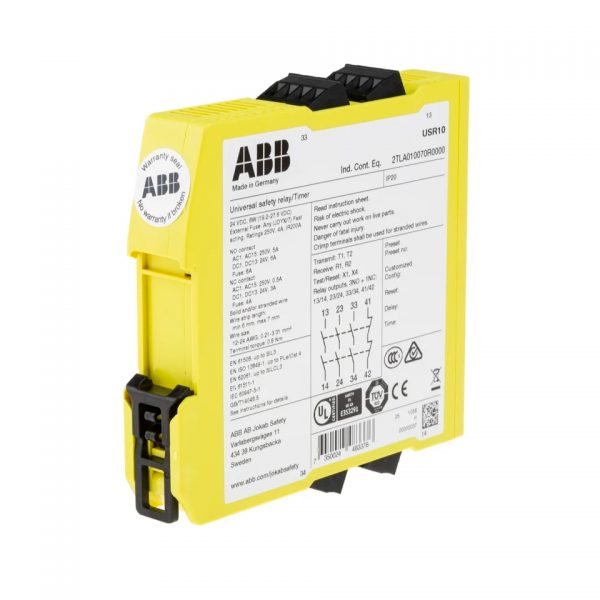 2TLA010070R0000 ABB Jokab Safety Sentry USR10 Safety relay - Image 2