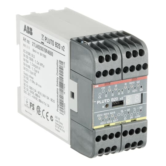 2TLA020070R4600 ABB Pluto B20 v2 Programmable safety controller