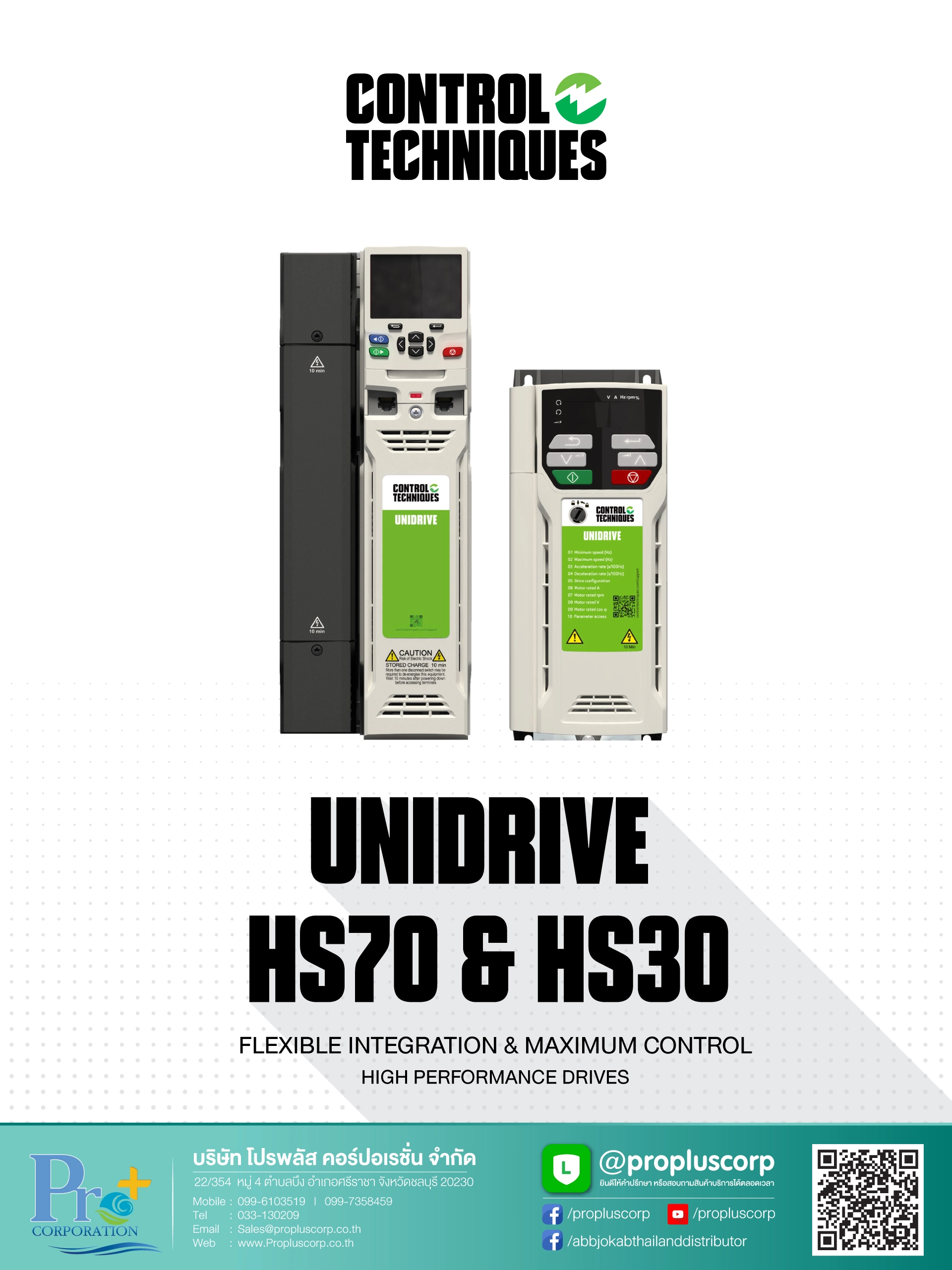 Nidec-Control-Techniques-Unidrive-HS70-HS30-Catalog-2023