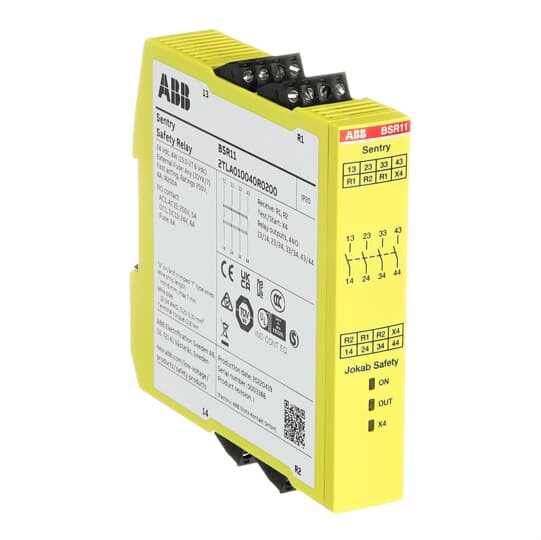 2TLA010040R0200 ABB Jokab Safety Sentry BSR11 Safety relay