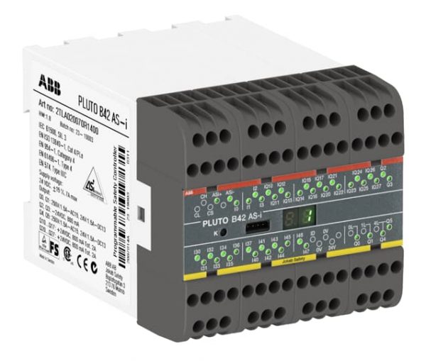 2TLA020070R1400 Pluto B42 AS-i Programmable safety controller ABB Safety Controllers