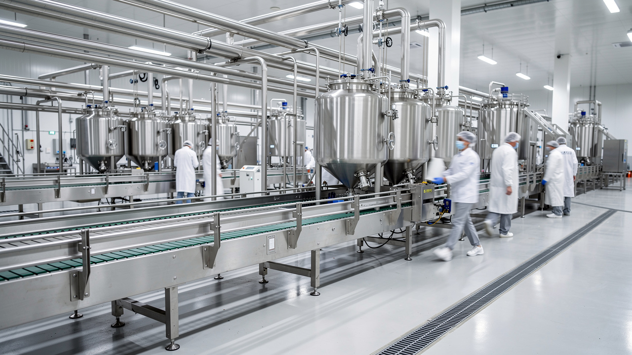 food beverage factory production line
