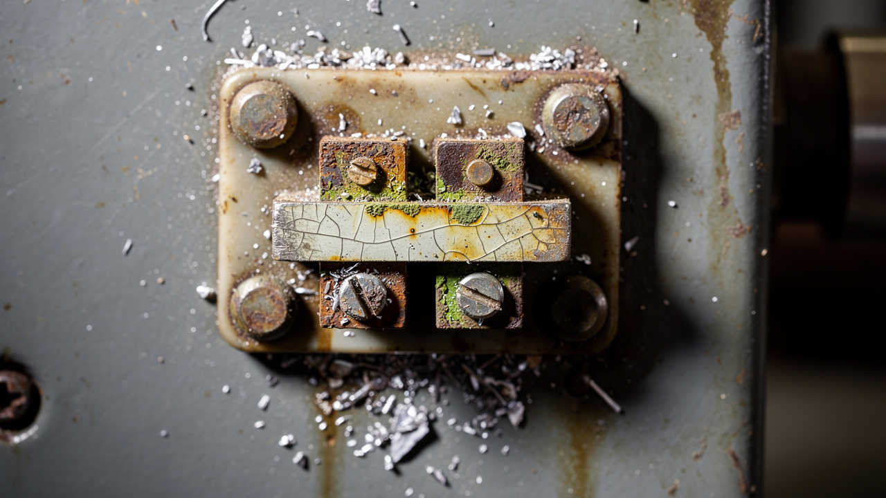 worn mechanical limit switch contact safety failure