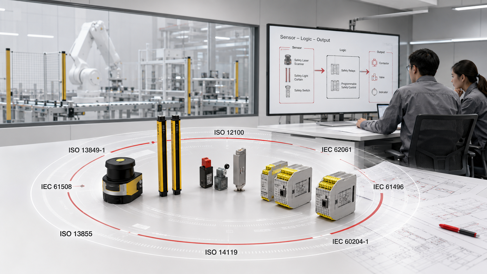 Industrial safety standards Leuze