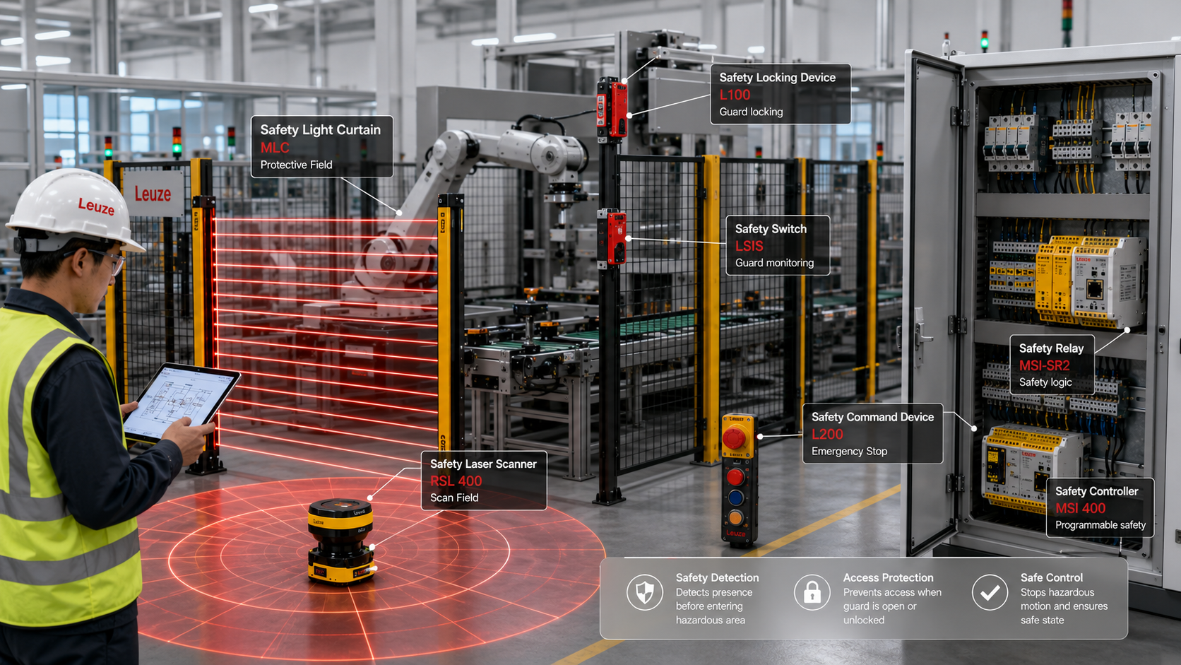 Leuze and its machine safety system